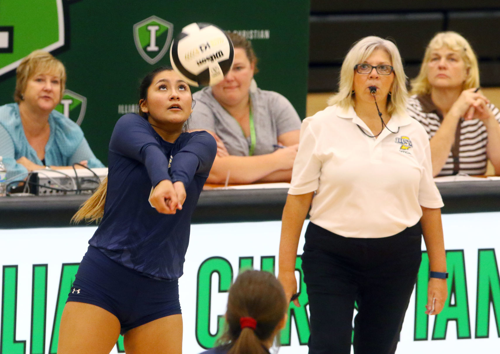 Bishop Noll at Illiana Christian volleyball